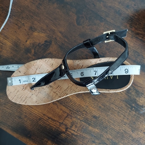 Lauren Ralph Lauren Reeta Cork Wedge Sandal 5-6 - Picture 5 of 11